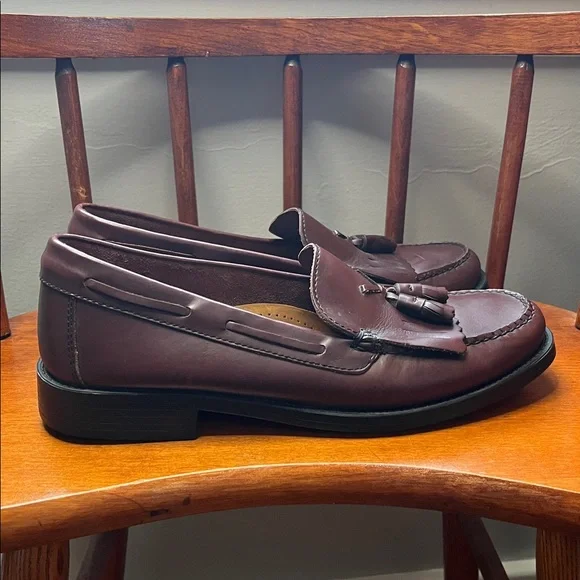 NWOT Weejuns Bass Men’s Leather Tassel Loafers Size 11 - Picture 4 of 12